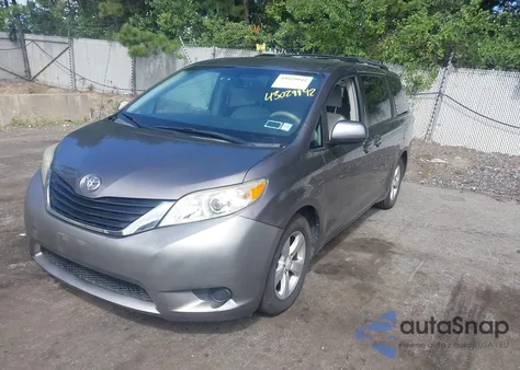 2011 Toyota Sienna Le из США, поврежденный, VIN 5TDKK3DC1BS014370